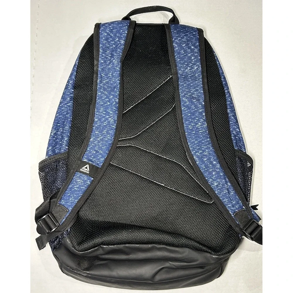 Reebok Blue Black Water Resistant Comfort Straps Backpack Padded